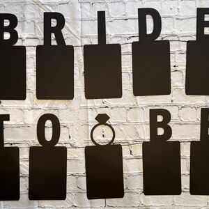 Bride To Be Banner Photo Banner / Bridal Shower Party Decorations